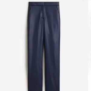 NWT J. Crew Tall Kate straight-leg pant in faux leather